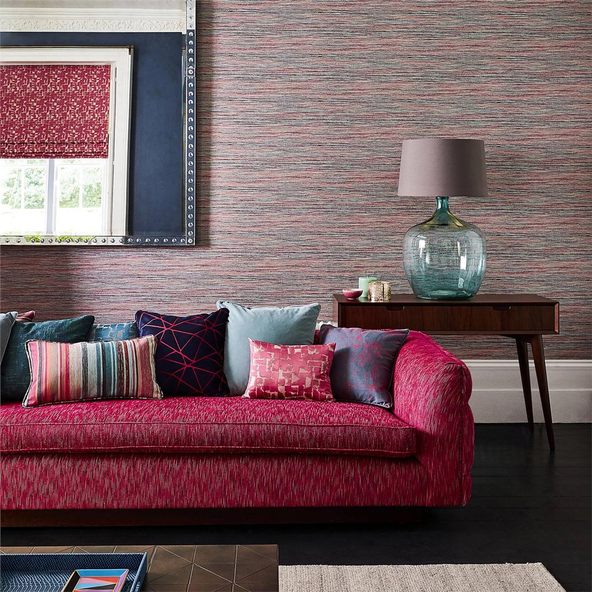 Tapete Affinity - Cerise/ Teal