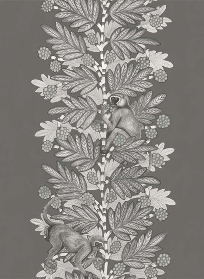 Tapete Acacia - Charcoal/ Gilver