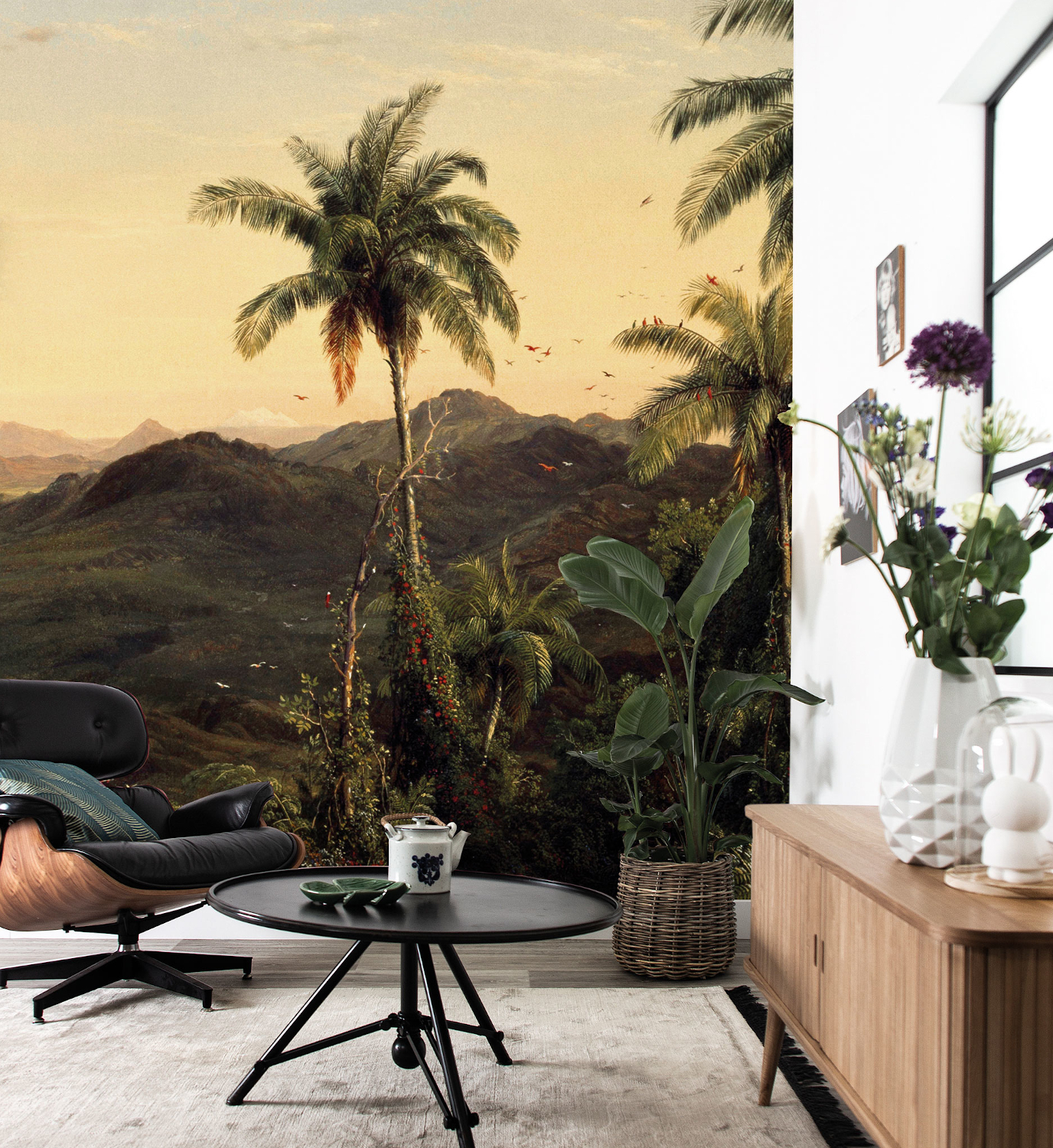 Wandbild Golden Age Landscapes 3 - Multicolor - Breite 3.896m