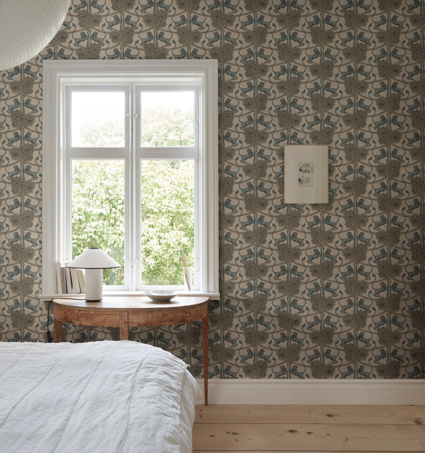 Wandbild Leopold - Beige