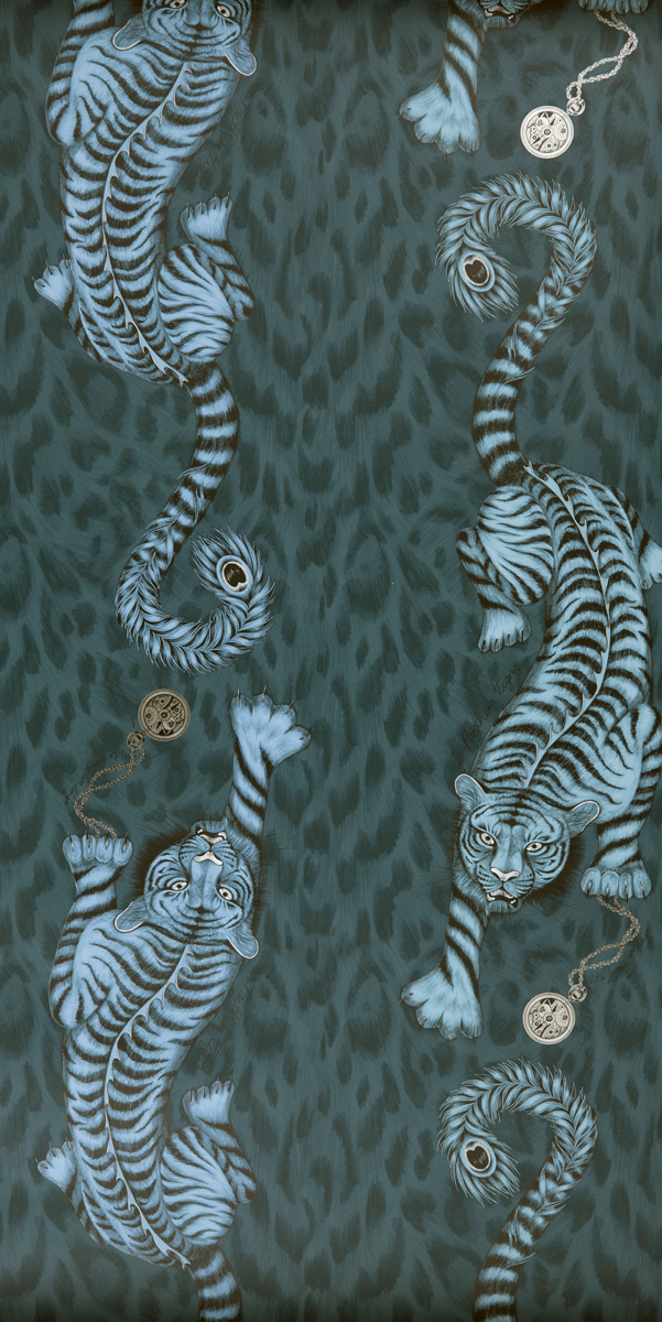 Tapete Tigris - Navy