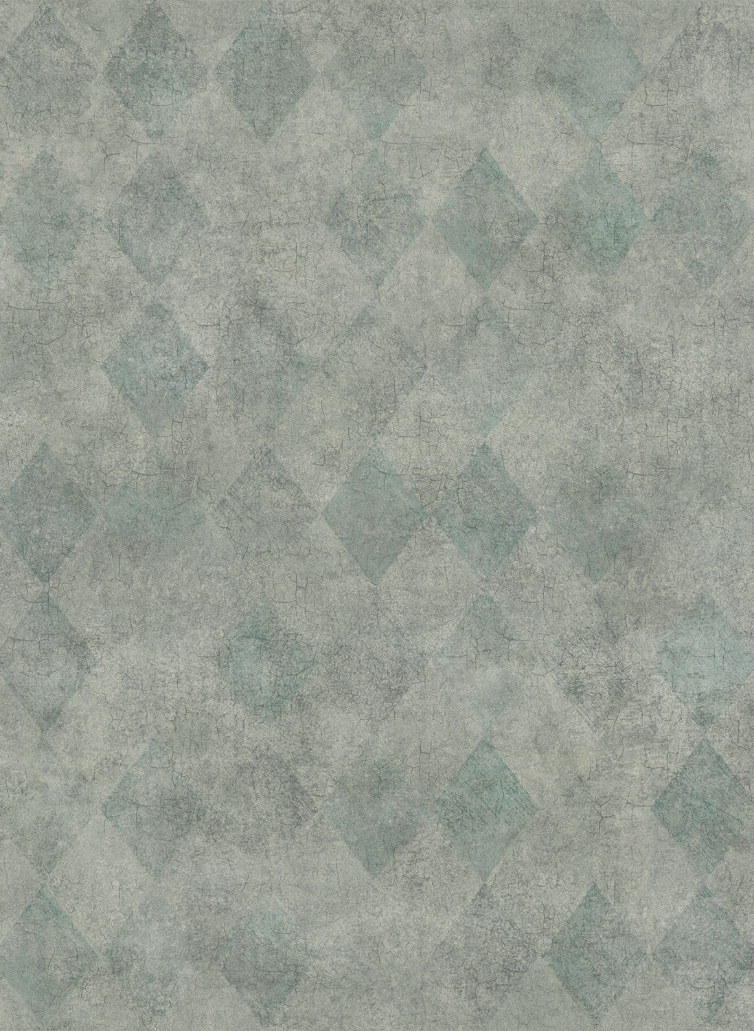 Tapete Small Painted Diamonds - Fancy Green