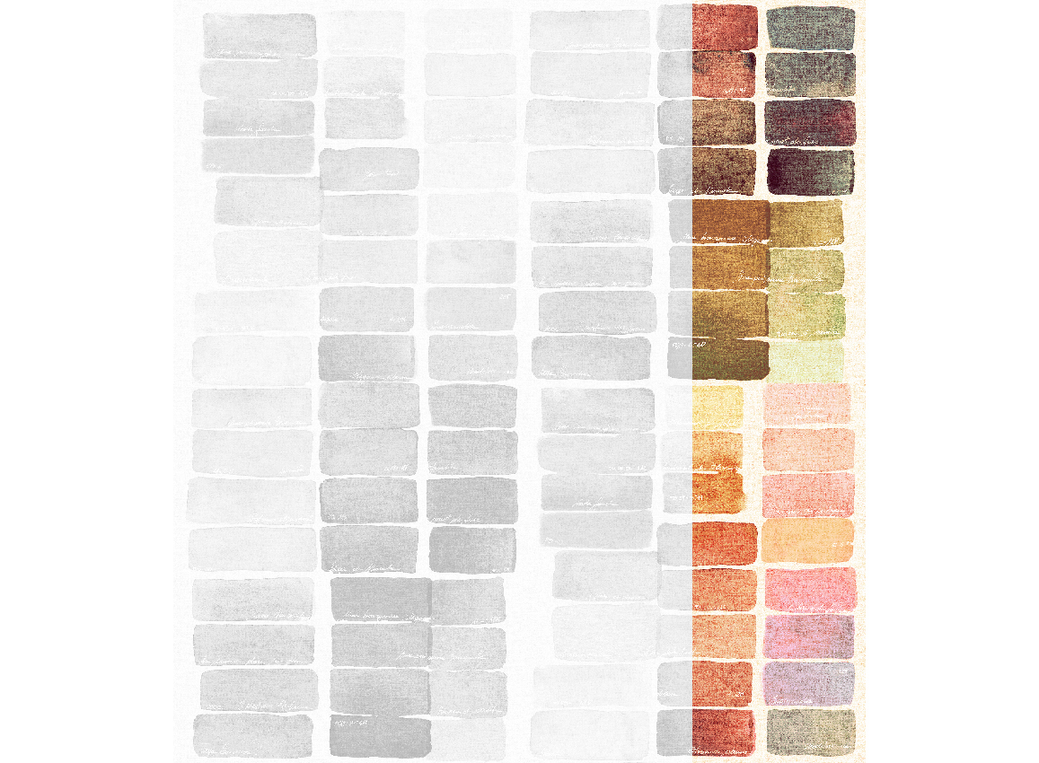Wandbild Clichy - Red Panel 4