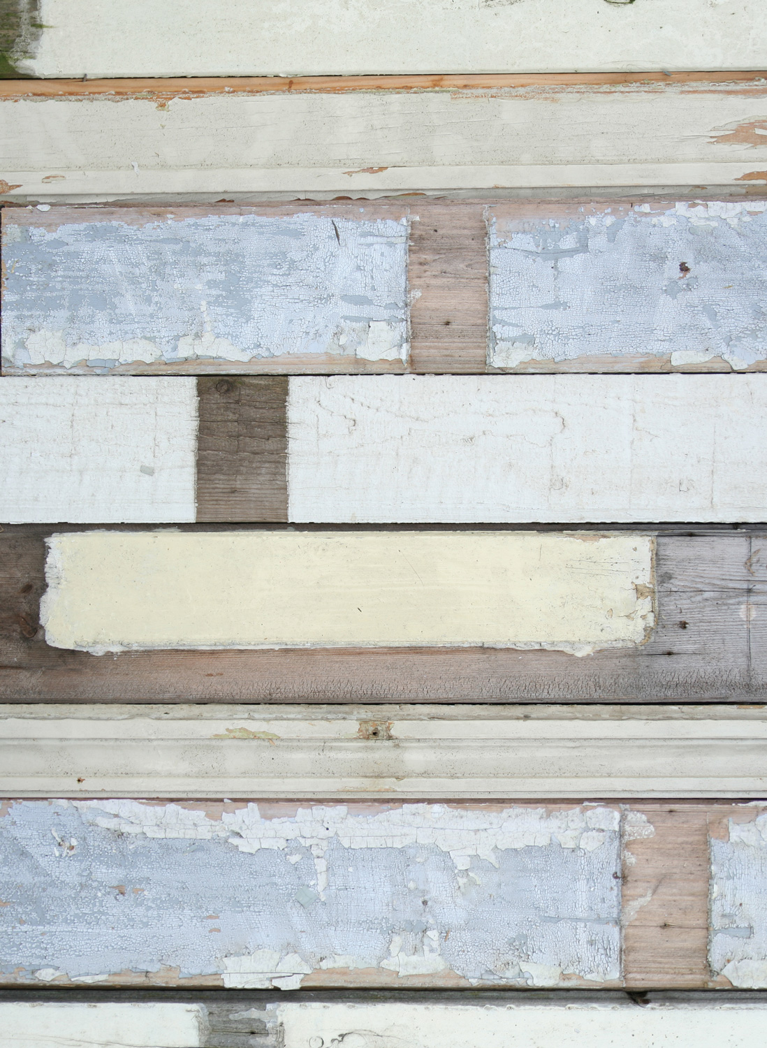 Carta da parati Scrapwood White - Scrapwood White