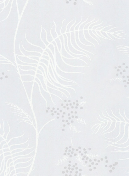 Tapete Mimosa - Grey & White on Silver Birch