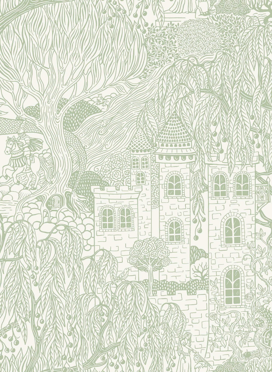 Tapete Kingdom of the Willow - 8144