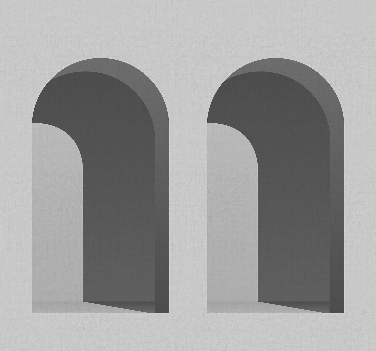 Wandbild Arch - Grey