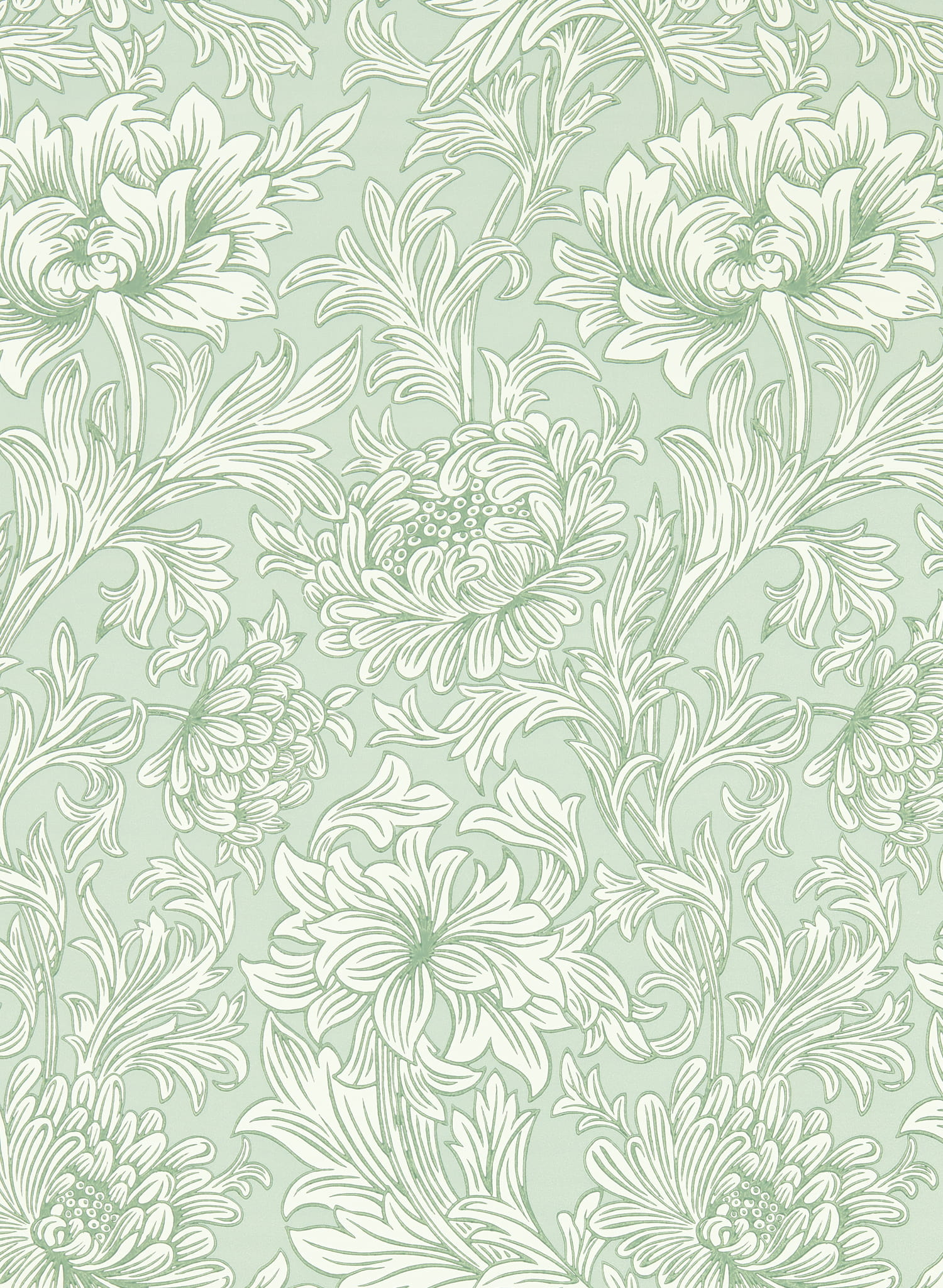 Tapete Simply Chrysanthemum Toile - Willow