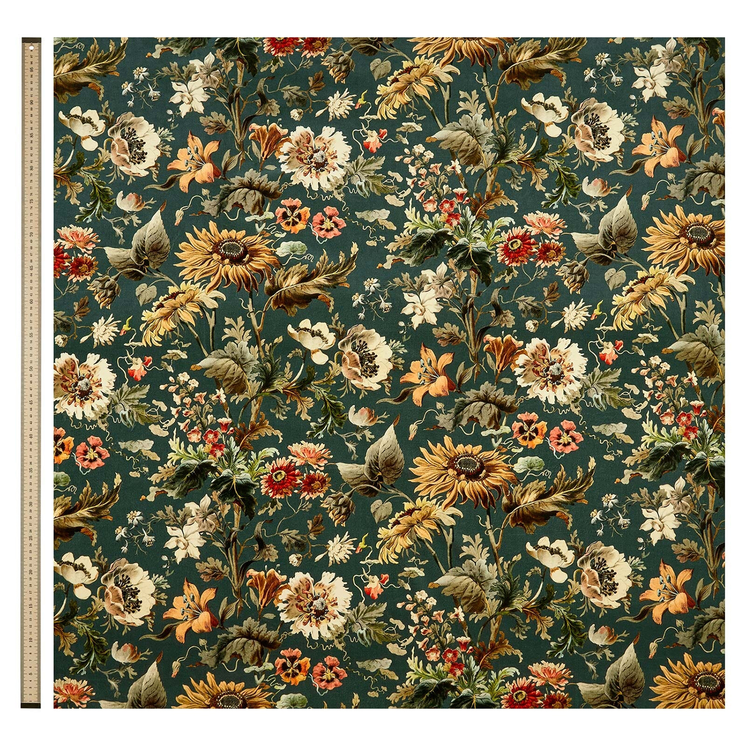 Stoff Avalon - Velvet - Petrol