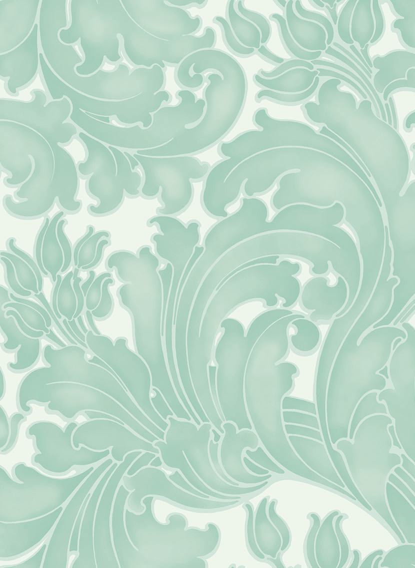 Tapete Tulip - Aqua