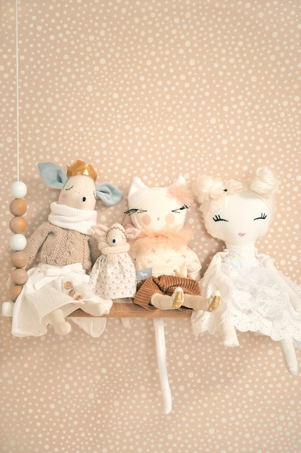 Tapete Dots - Soft Pink