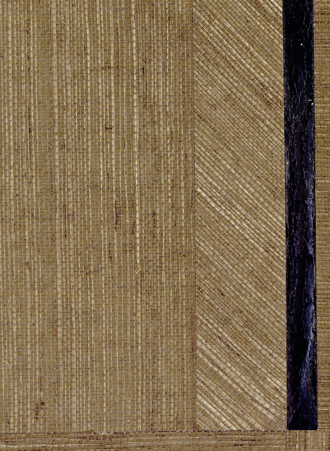 Tapete Sisal Carre - Tabac/ Noir