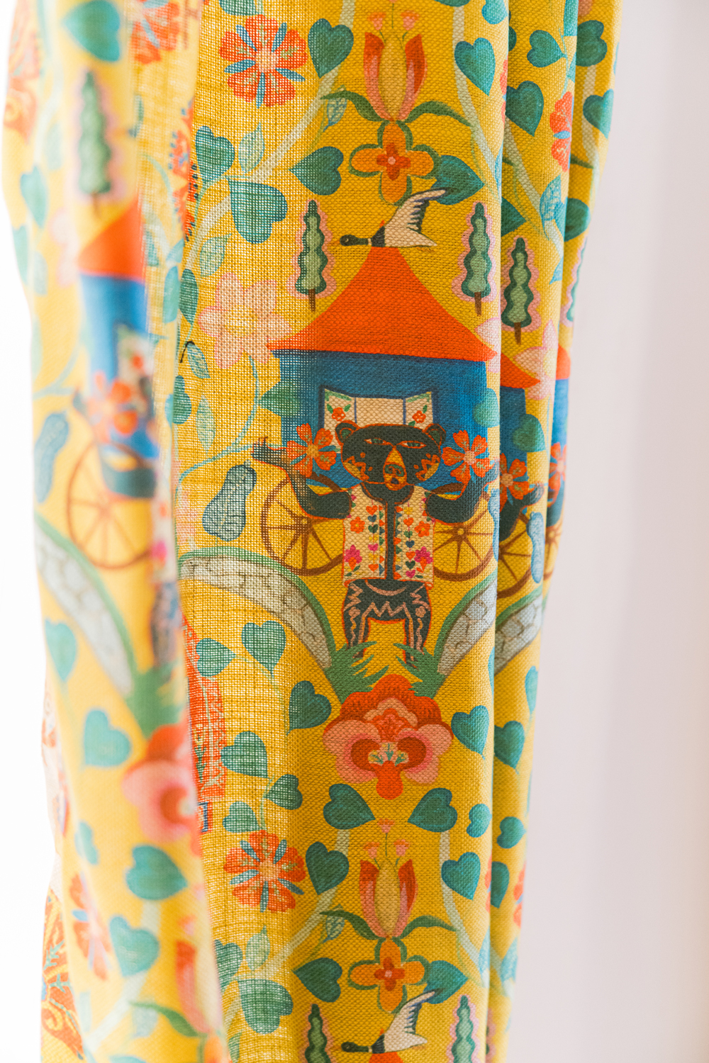 Stoff Gypsy Fairytale Lemon - Linen - FB00181