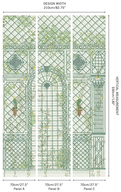 Wandbild L'Orangerie - Paon
