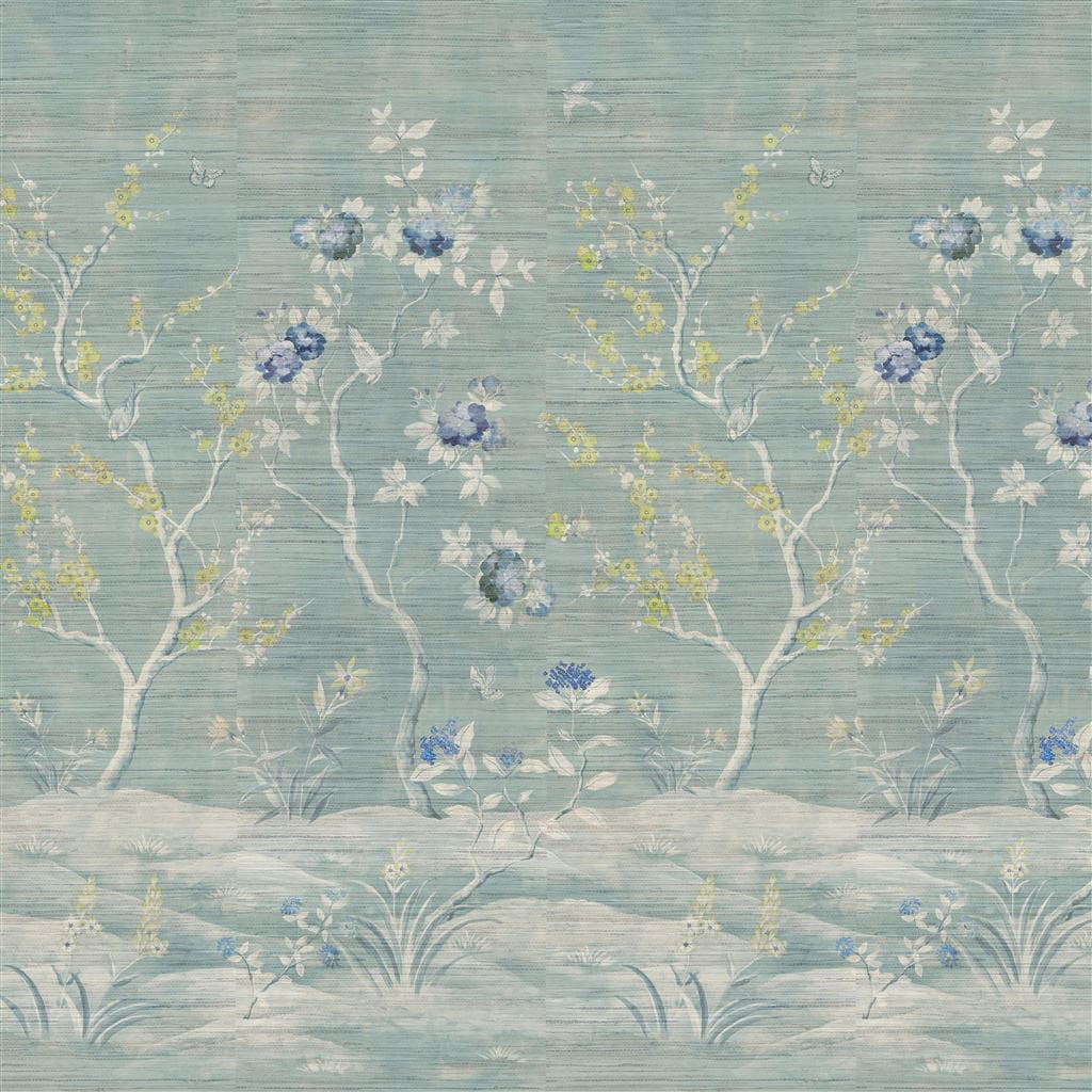 Wandbild Manohari Grasscloth - Delft