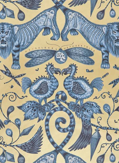 Tapete Extinct - Blue