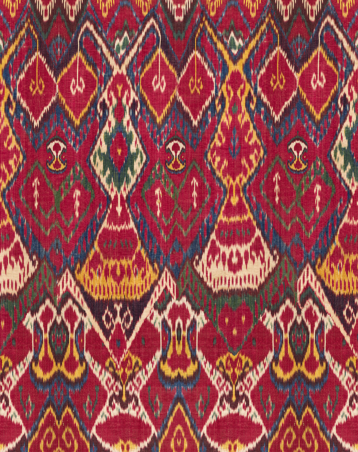 Fabric Uzbek Ikat - Linen - FB00024