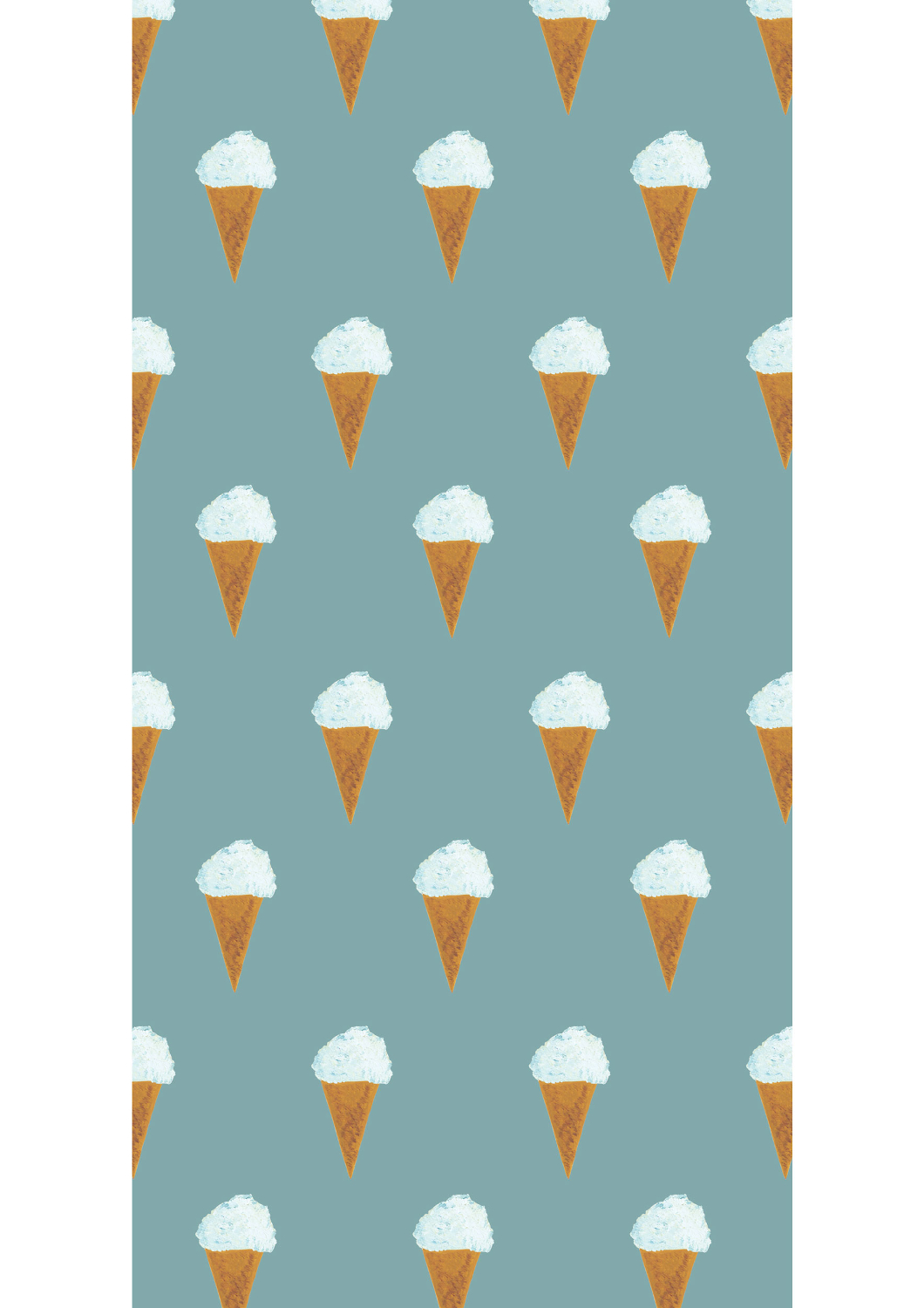 Tapete Ice Cream - Petrol