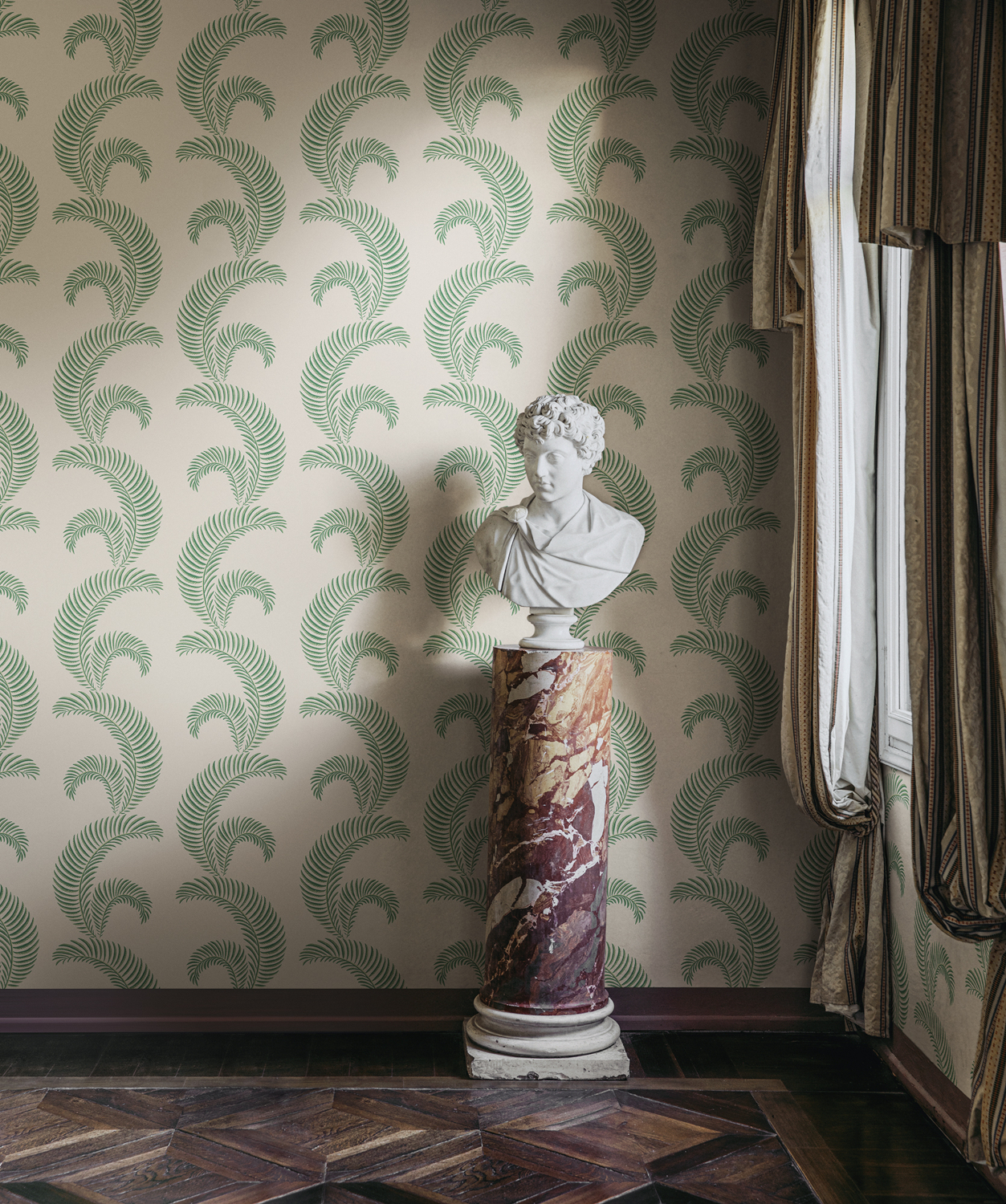 Tapete Jasmine - Garden Green