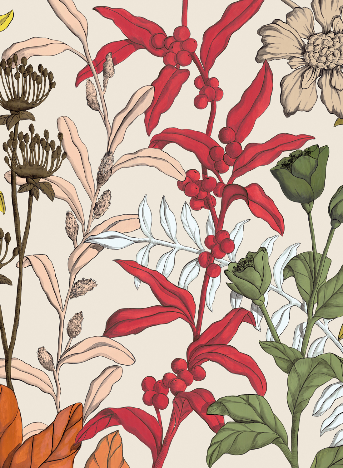 Wandbild Petals and Berries - MHP93