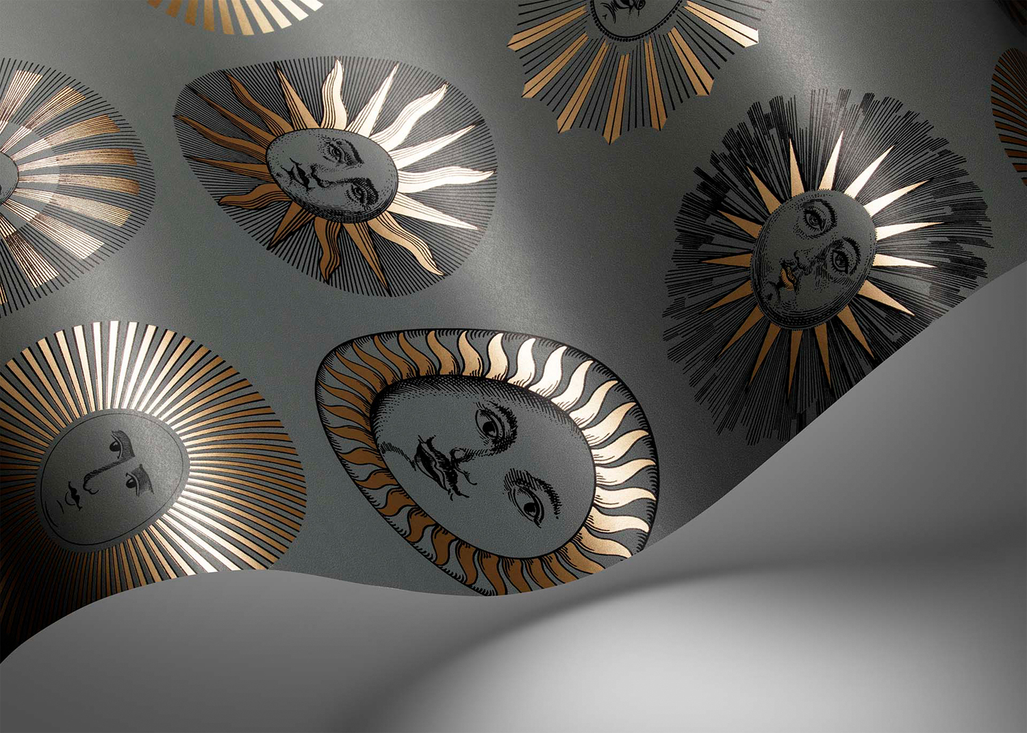 Tapete Soli - Sage / Rose Gold