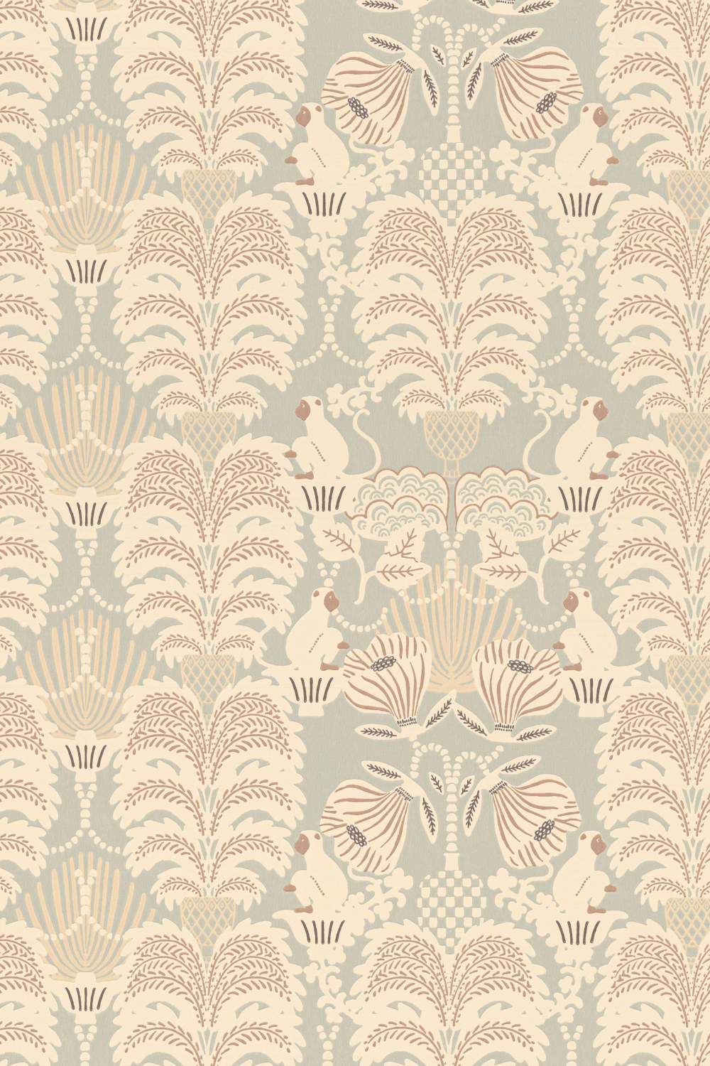 Tapete Hello Monkey - Pale Sage Green