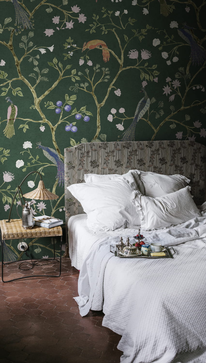 Wandbild Songbirds - Emerald