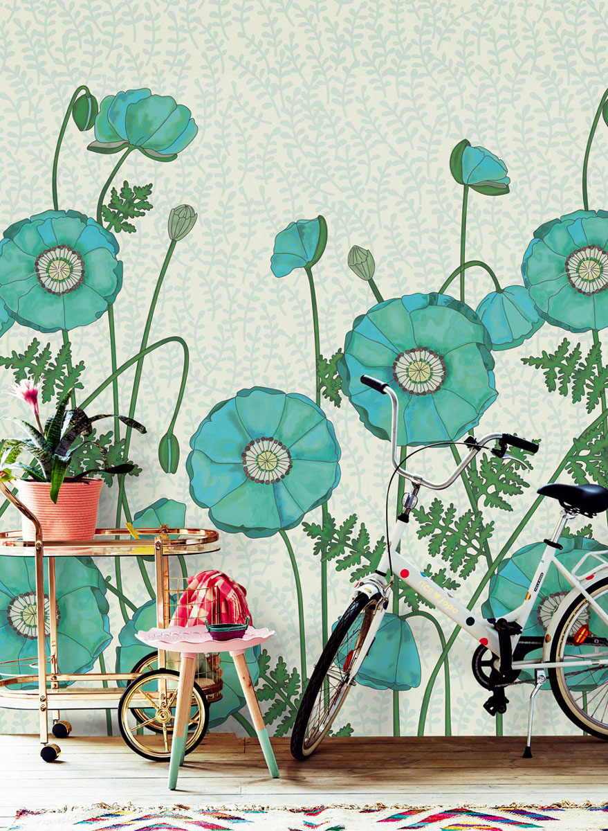 Tapete Poppies - 383610