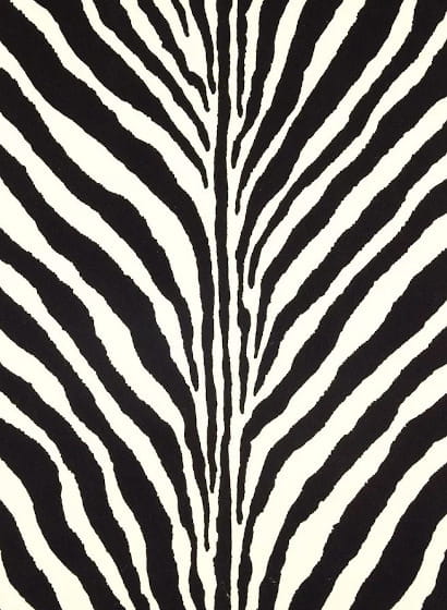 Tapete Bartlett Zebra - Charcoal