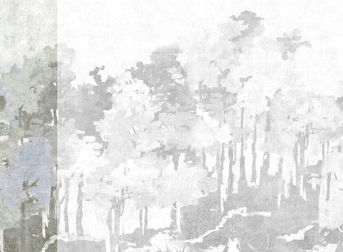 Wandbild Funes - Grey Panel 1