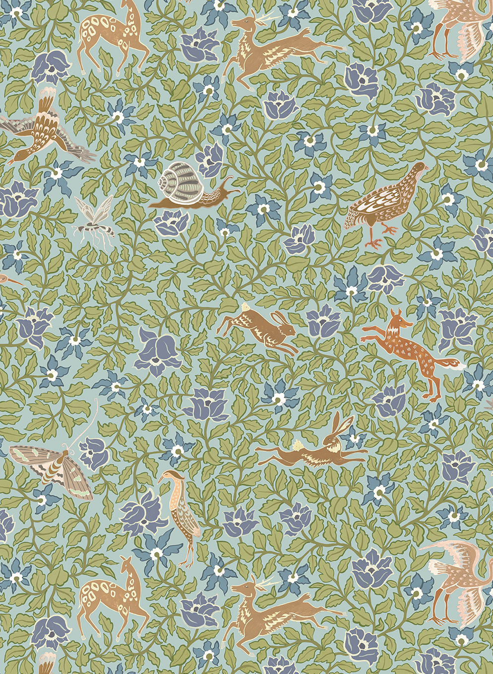 Wallpaper Haresfield Walk - Blue