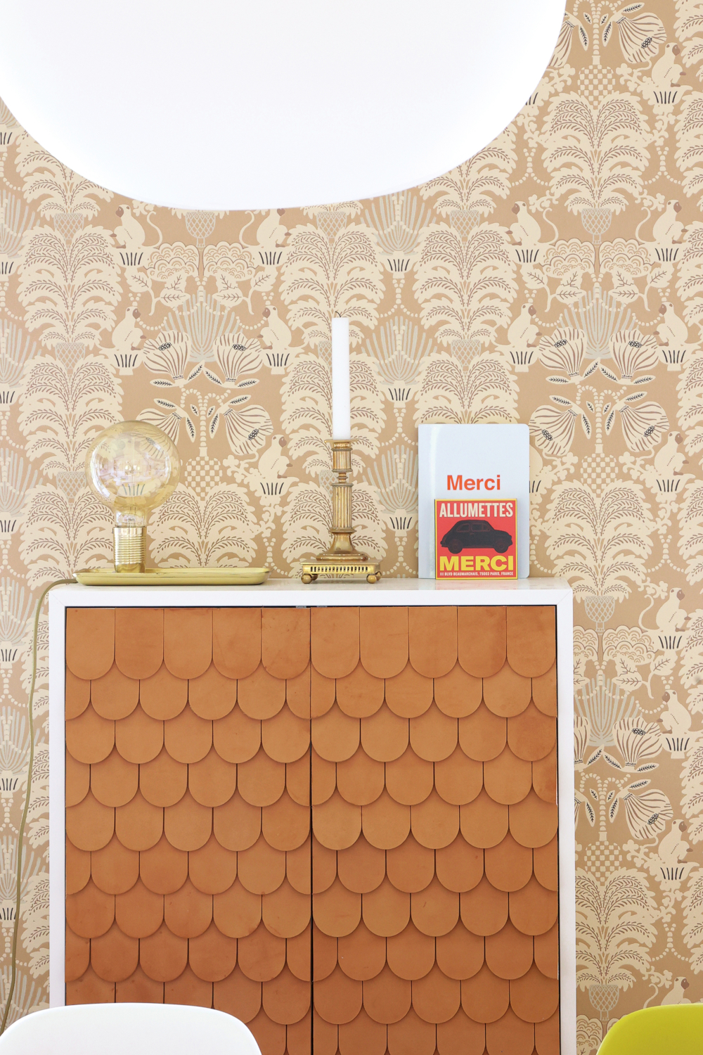 Tapete Hello Monkey - Camel Brown
