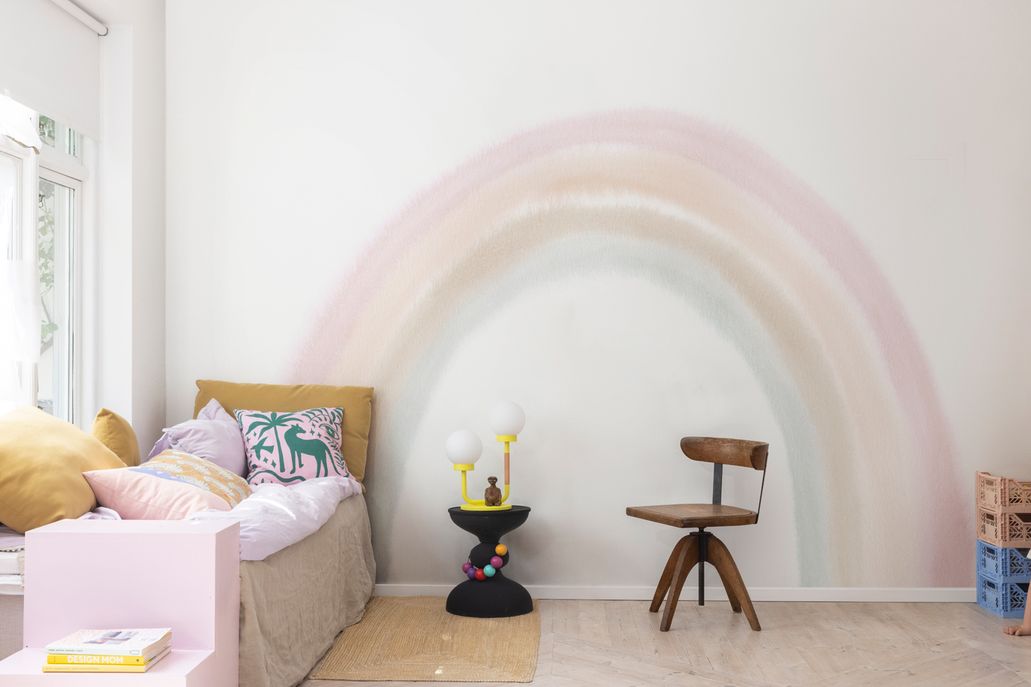 Wandbild Rainbow - Soft