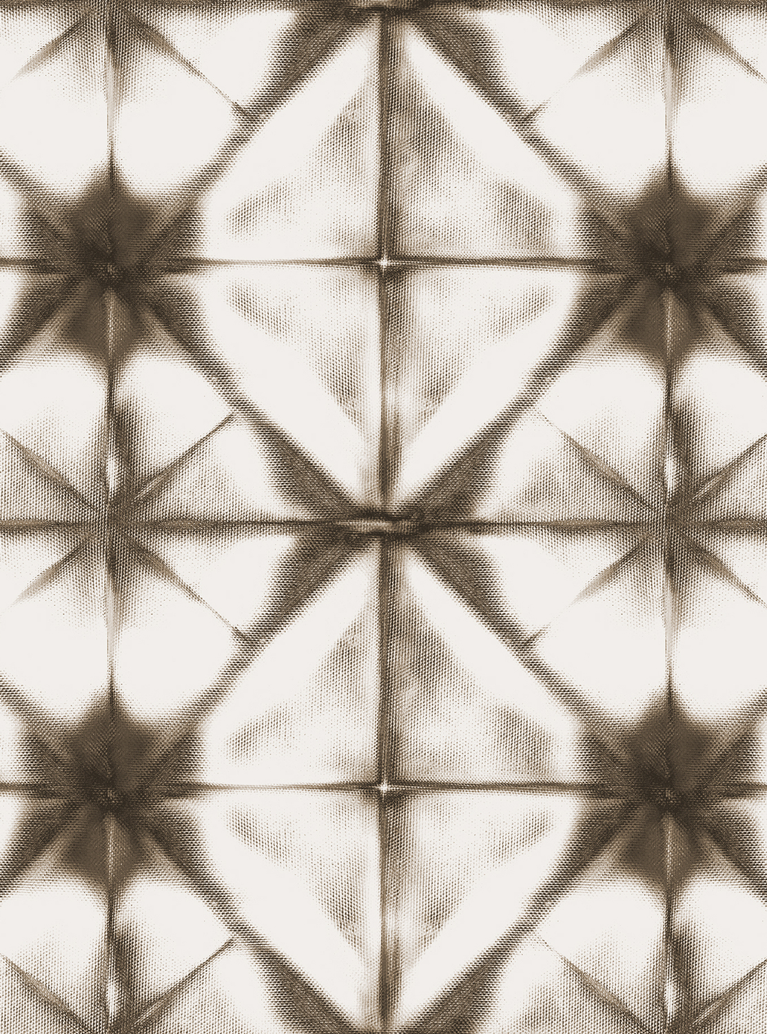 Tapete Tie Dye Kaleidoscope - Brown