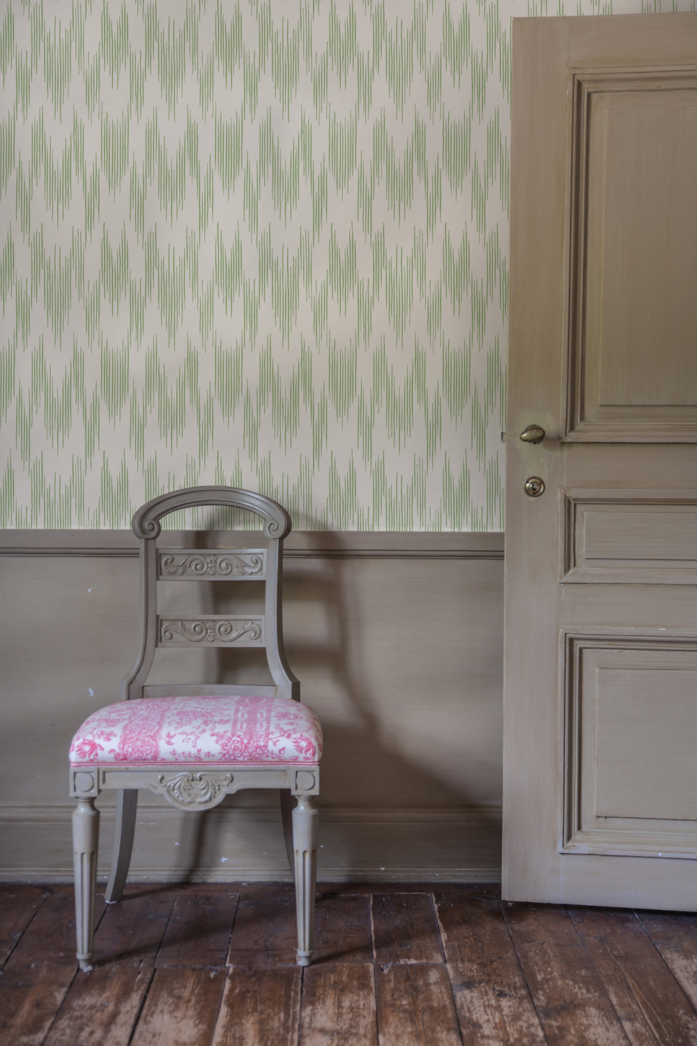 Tapete Ikat - Ivy Green