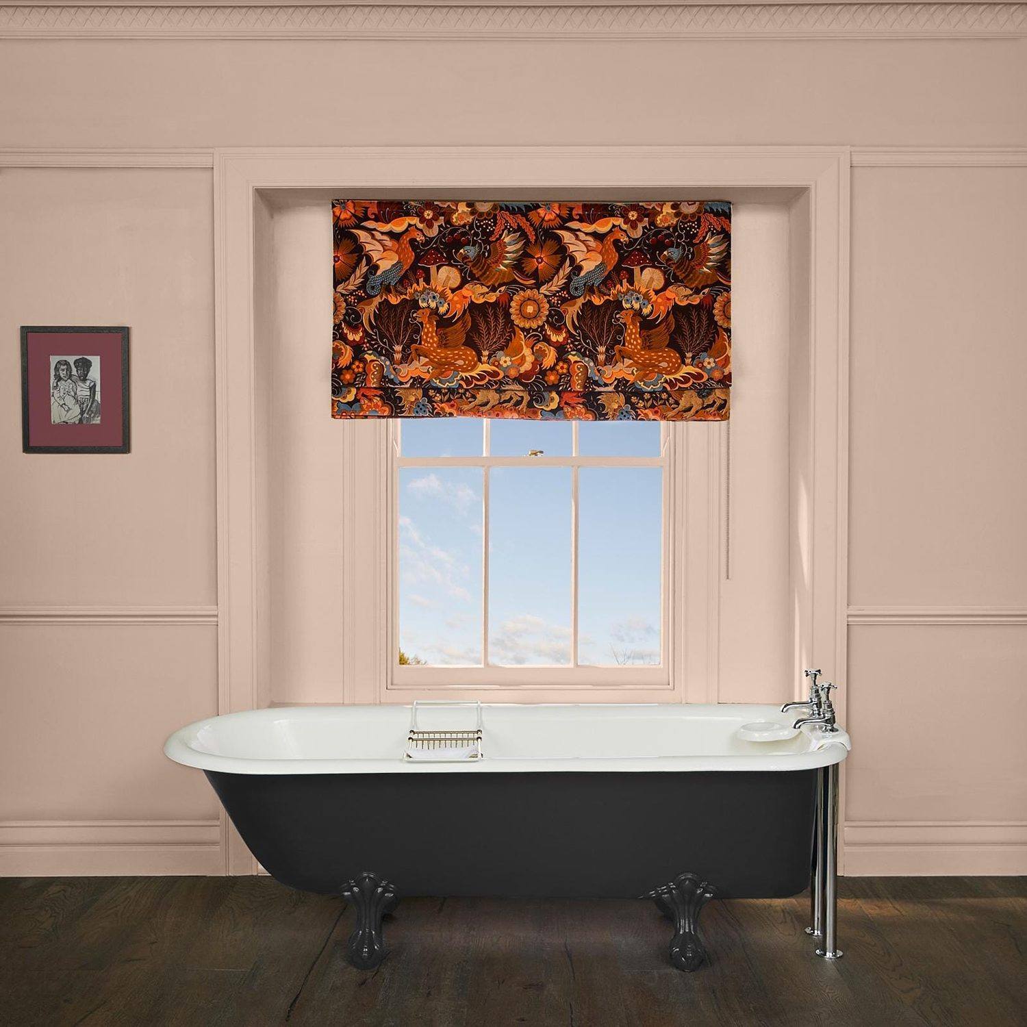 Stoff Phantasia - Velvet - Selenite Orange