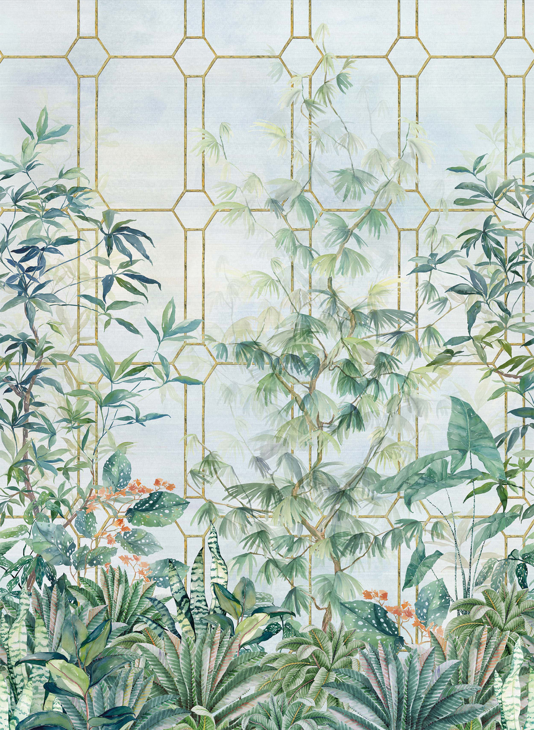 Wandbild Katsura - Leaf Green