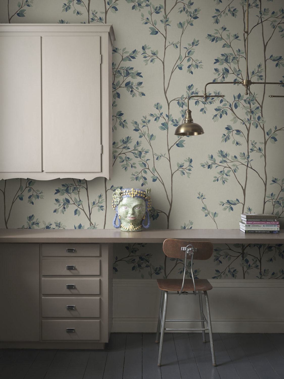 Wandbild Laura - Blue