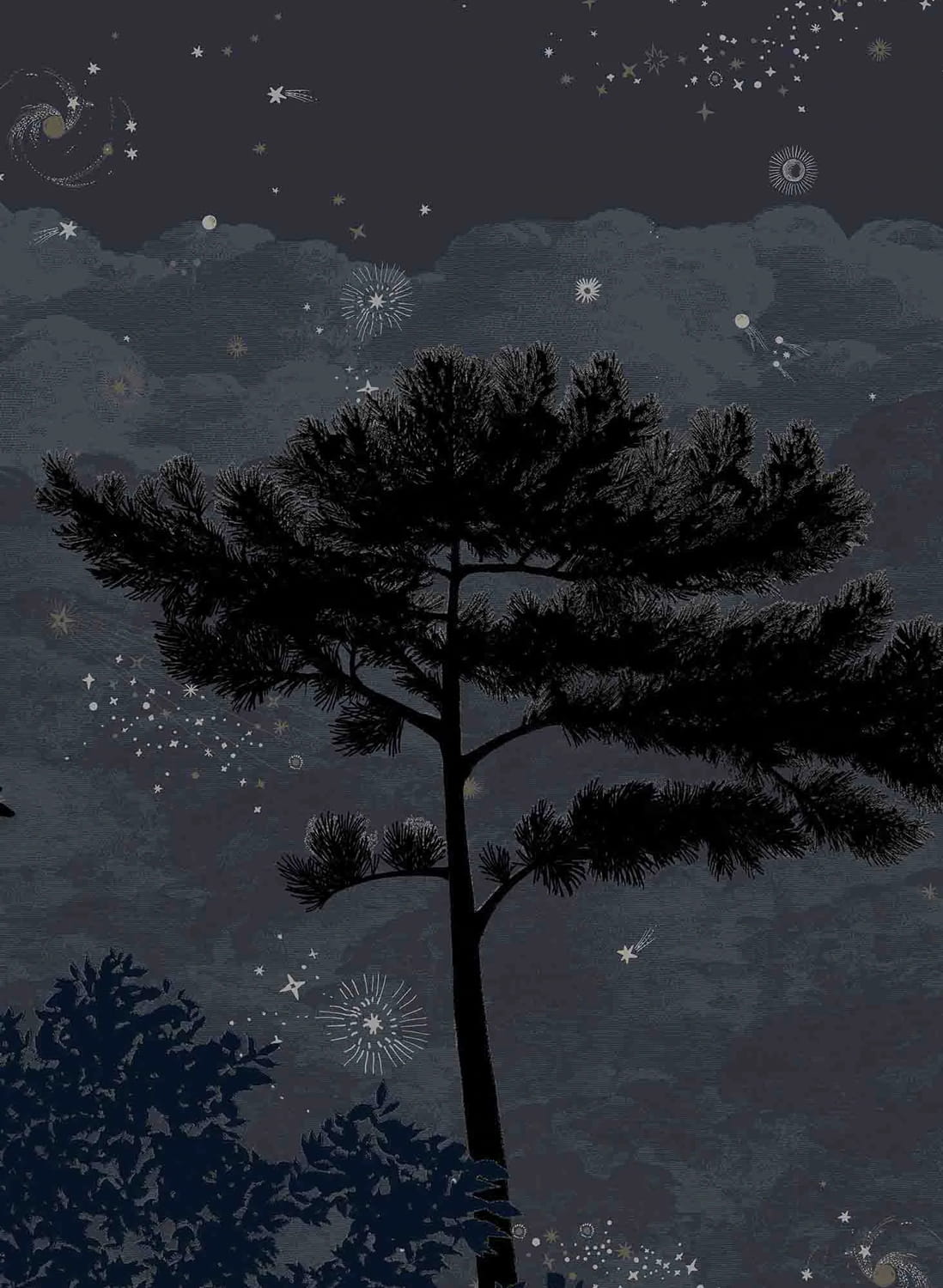 Wandbild Eclipse Nocturne - Panel A
