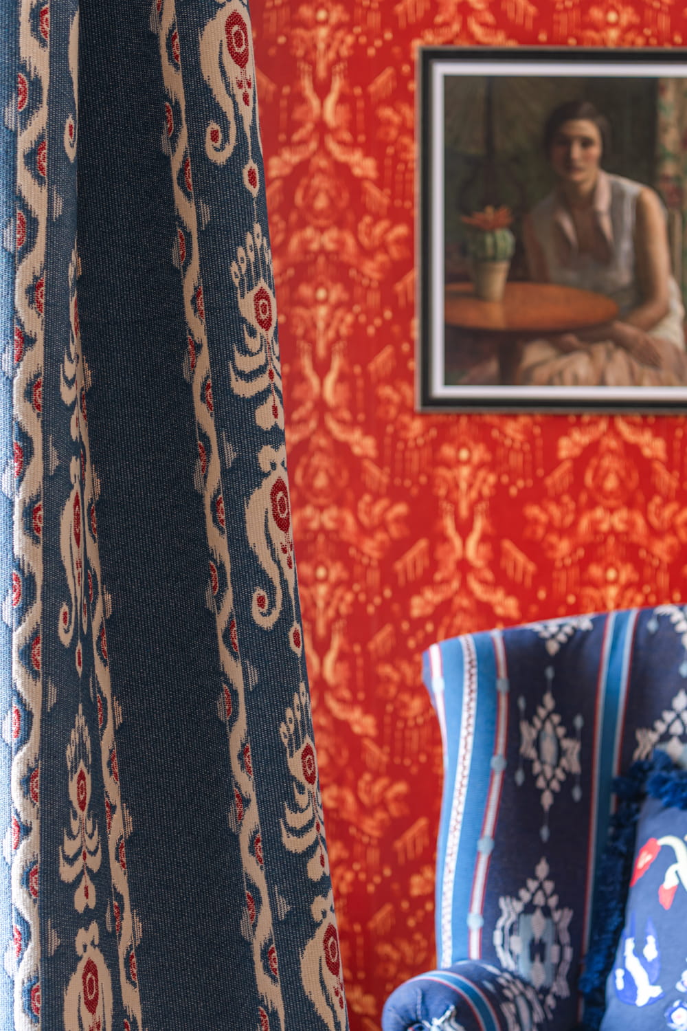 Stoff King's Ikat - Woven - FB00196