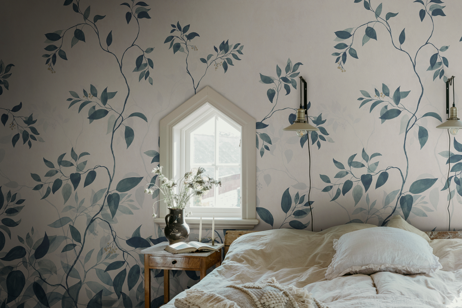 Wandbild Josefine - Blue