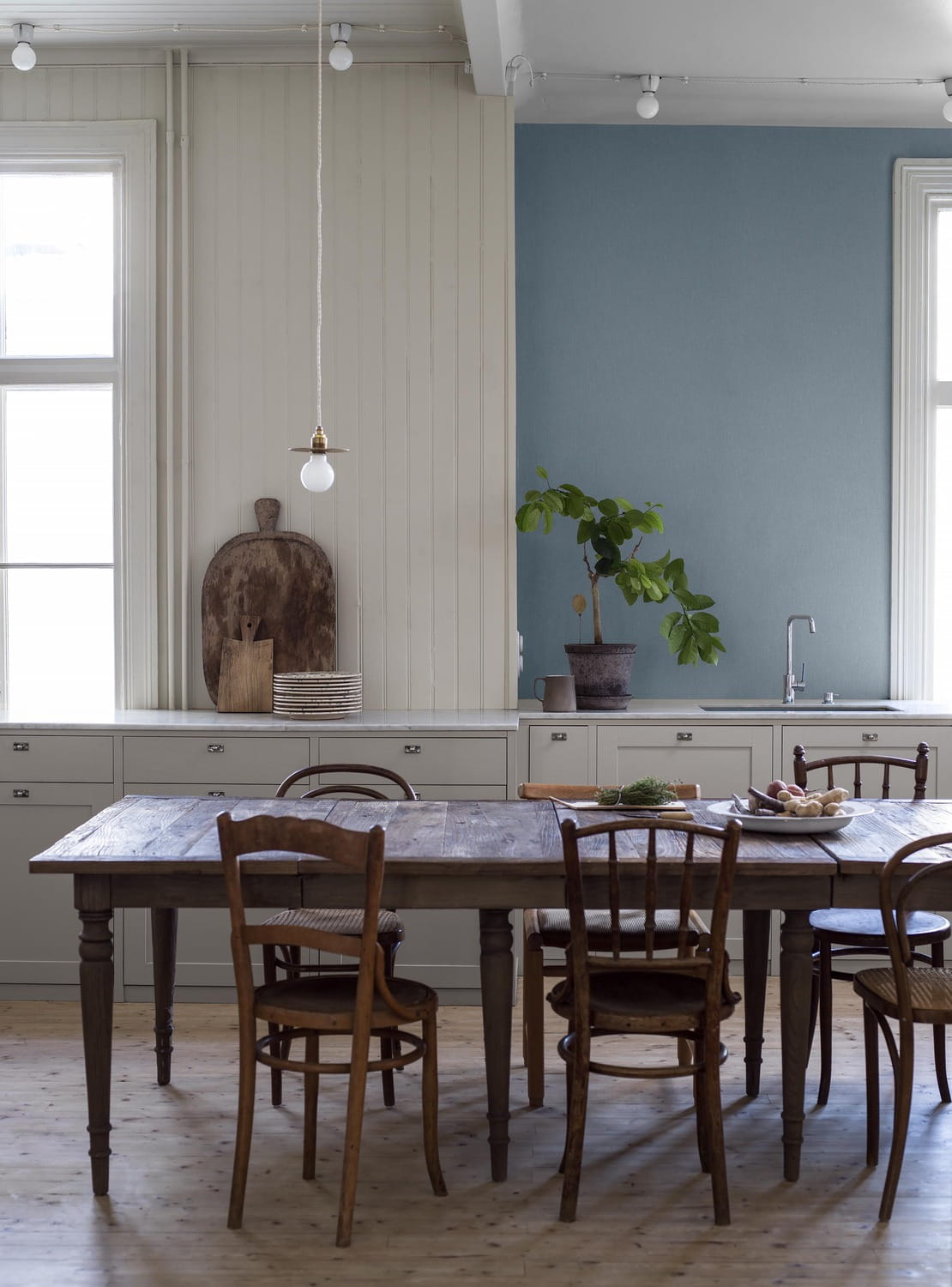 Tapete Linen - Blue Linen