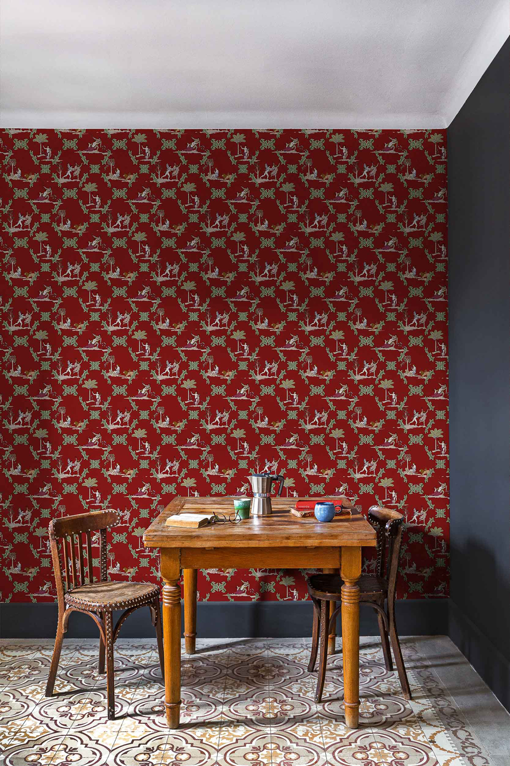 Tapete Neo-Bucolic - Red