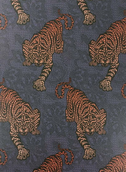 Tapete Tyger Tyger - Dark Violet/ Metallic Rose