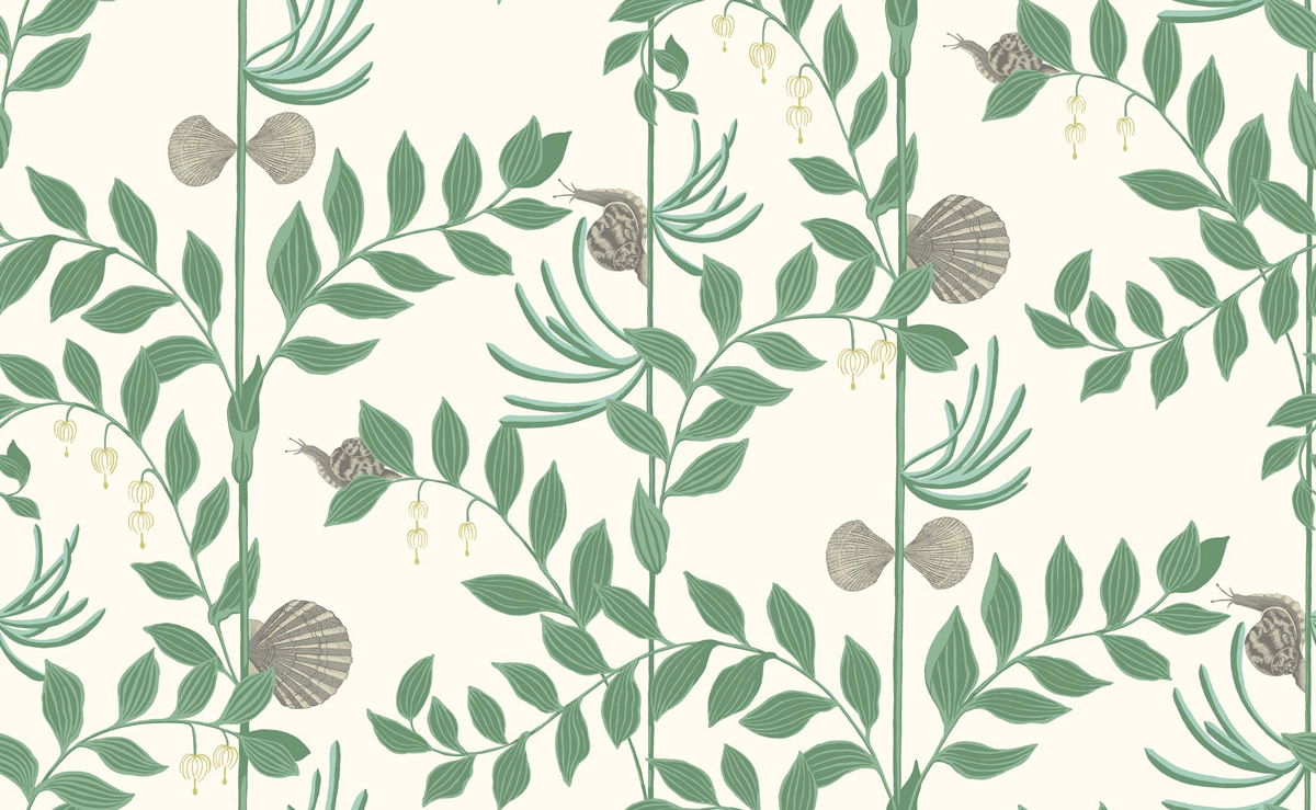 Tapete Secret Garden - Dark Green