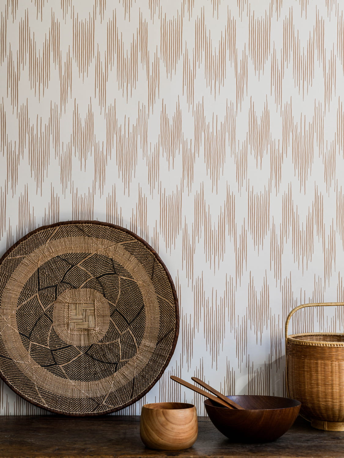 Tapete Ikat - Cinnamon