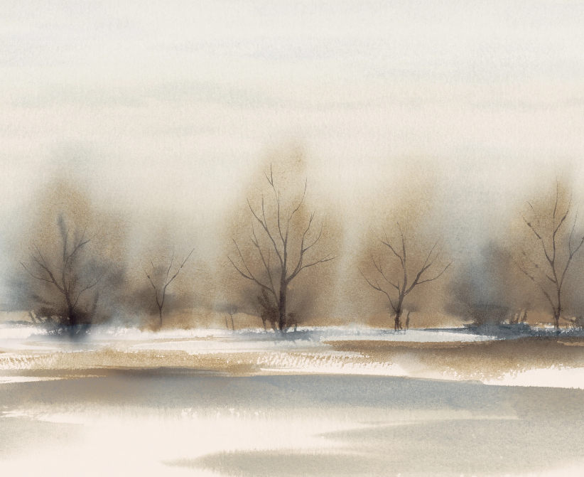 Wandbild Watercolour Landscape - 9481W
