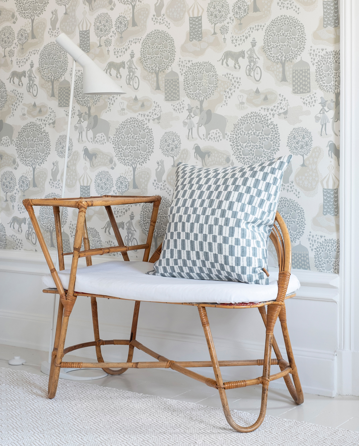 Tapete Jardin de la Vie - Dusty Blue