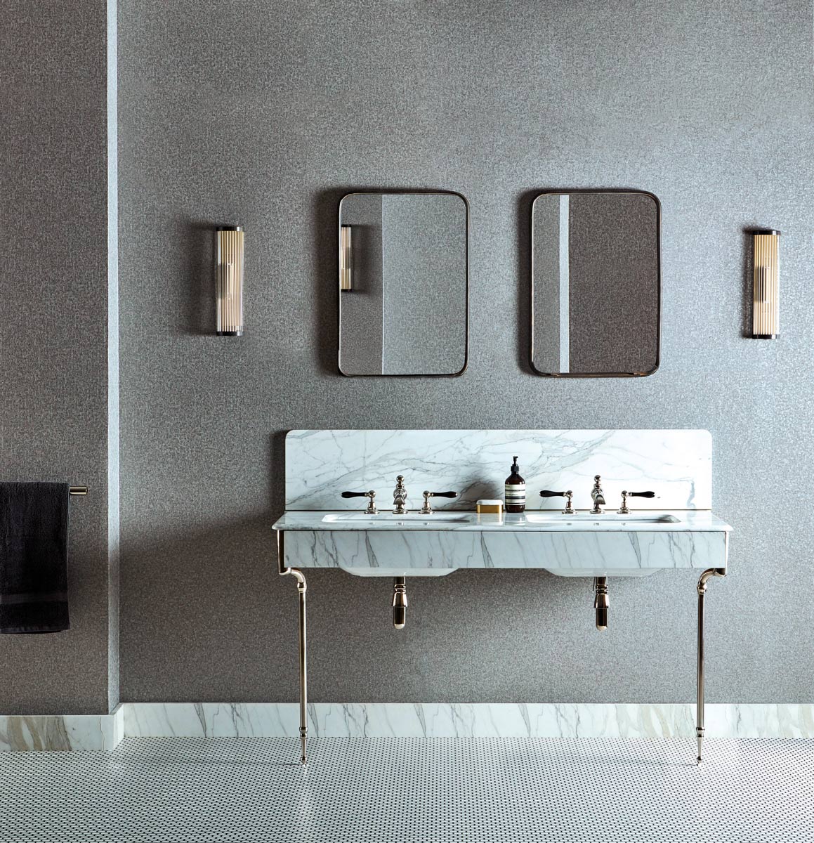 Tapete Mosaic - Zinc