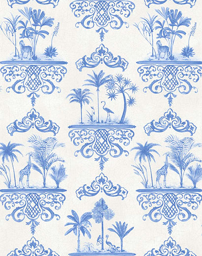 Tapete Rousseau - Cobalt Blue